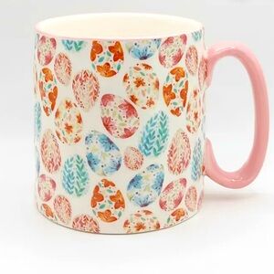 Easter Egg - Floral Pink Ceramic Mug